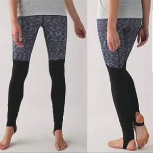Lululemon Stirrup SE Luon Black Leggings